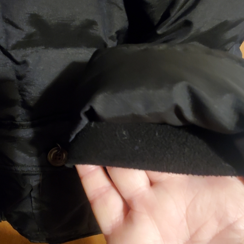 Eddie Bauer Womens Med. Down Jacket. Black. Puffer. Full Zip - Picture 3 of 15